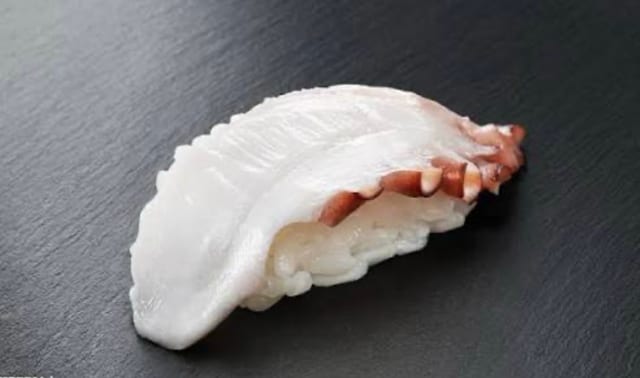Octopus Sushi or Sashimi.