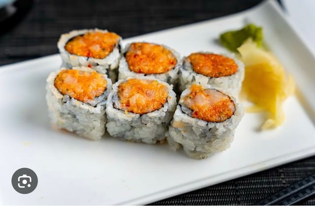 Spicy Yellowtail Roll.