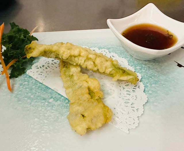 Asparagus Tempura.