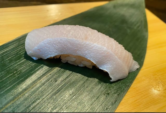 Yellowtail Belly Sushi or Sashimi.