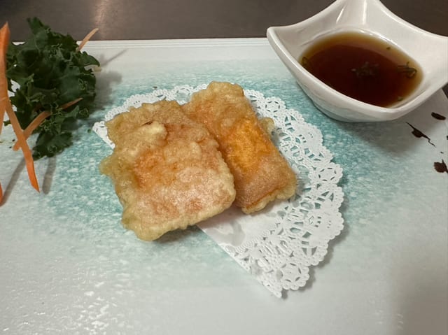 Sweet Potato Tempura.