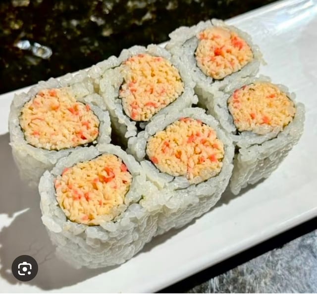 Spicy Blue Crab Roll.