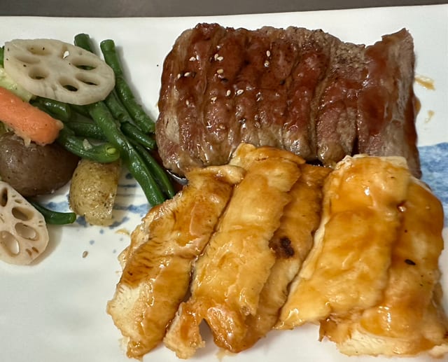 Chicken & Beef Teriyaki.