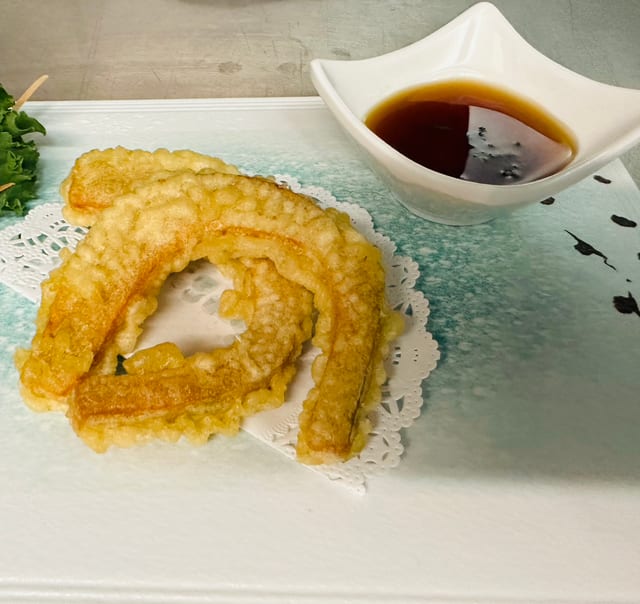 Pumpkin Tempura.