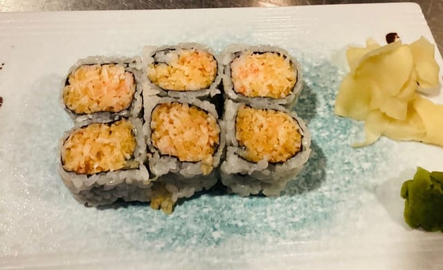 Spicy Crunch Kani Roll.