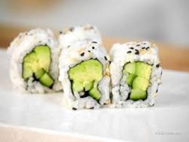 Avocado Cucumber Roll.