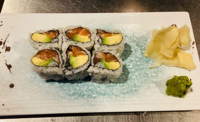 Salmon Avocado Roll.