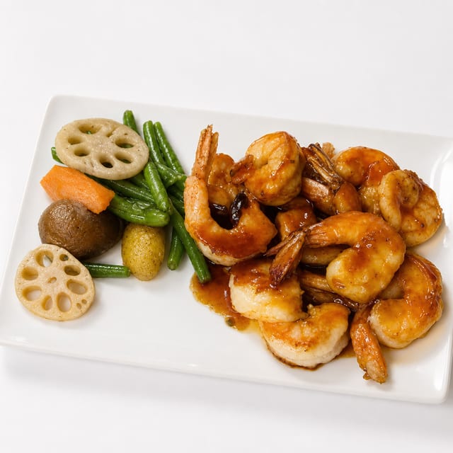 Shrimp Teriyaki.