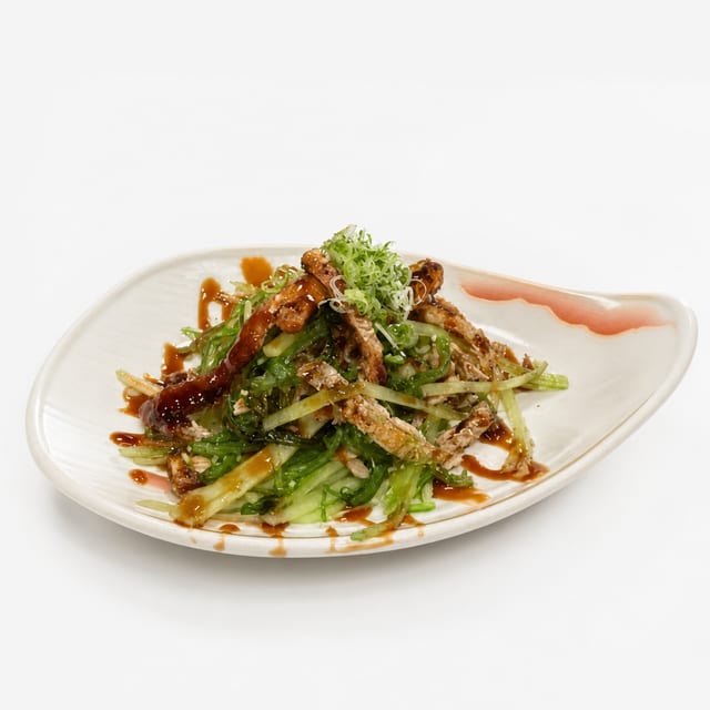 Salmon Skin Salad.