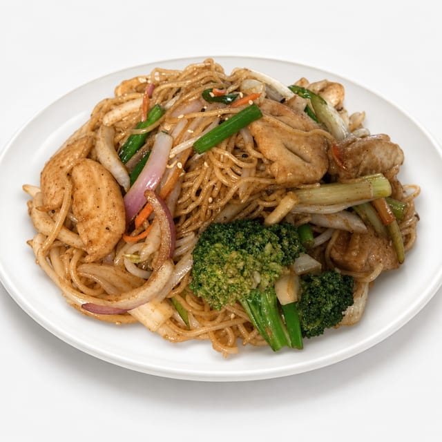 Vegetable Yaki Udon or Ramen.
