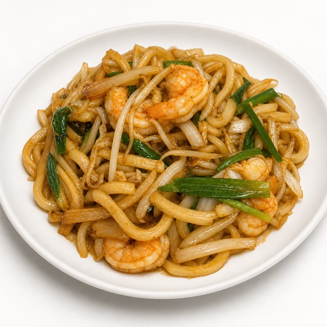 Shrimp Yaki Udon or Ramen.