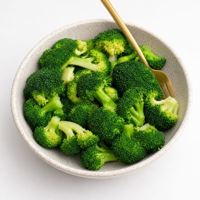 Steamed Broccoli.