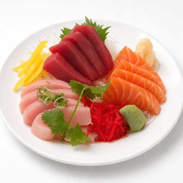 Tricolor Sashimi Dinner.