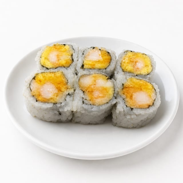 Spicy Mango Shrimp Roll.