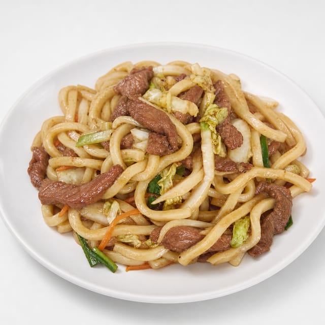 Beef Yaki Udon or Ramen.