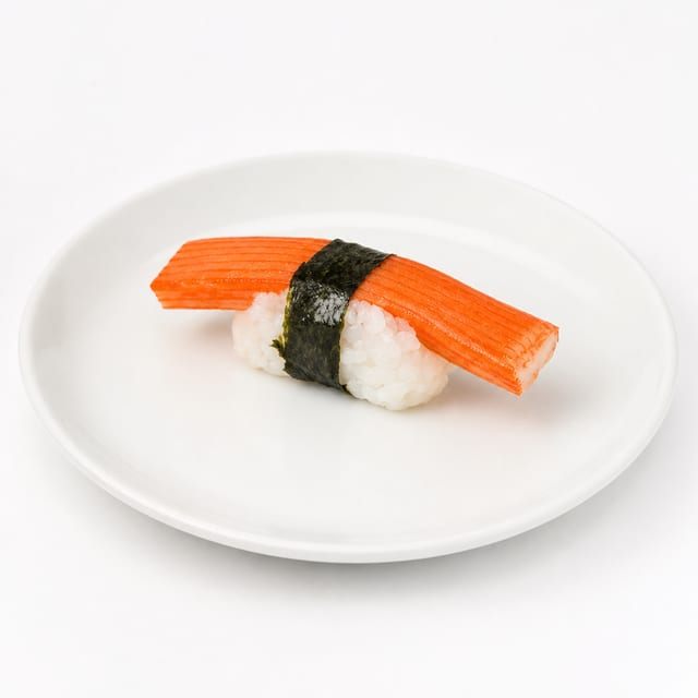 Crab Stick Sushi or Sashimi.