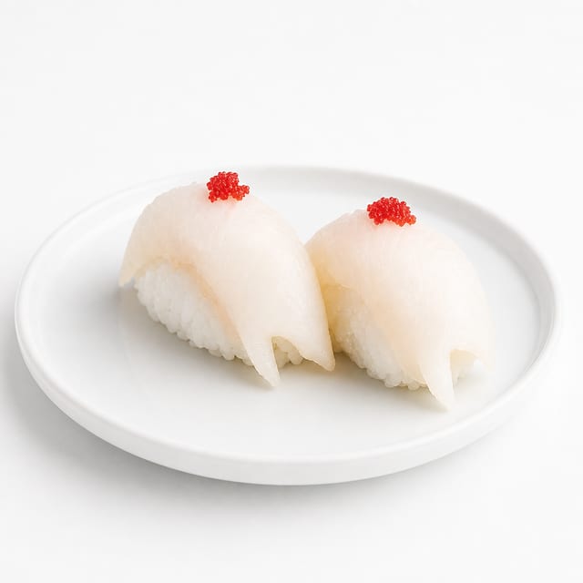 White Tuna Sushi or Sashimi.