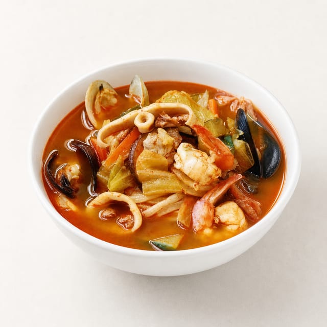 Kimchi Seafood Soup.
