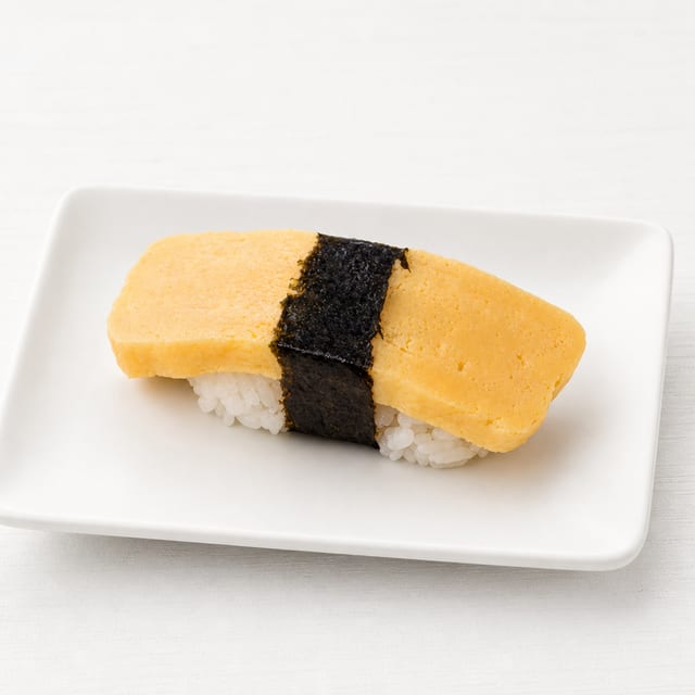 Tamago Sushi or Sashimi.