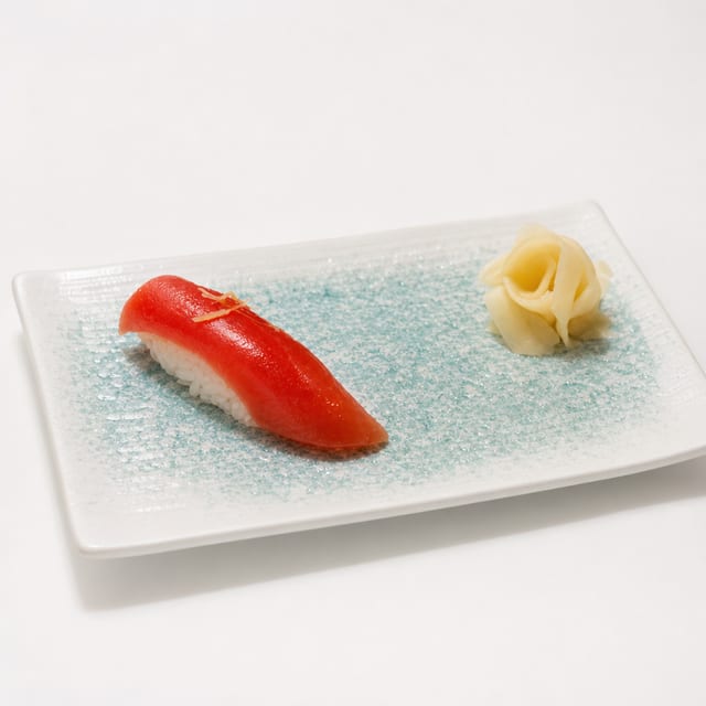 Tuna Sushi or Sashimi.