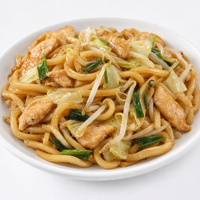 Chicken Yaki Udon or Ramen.
